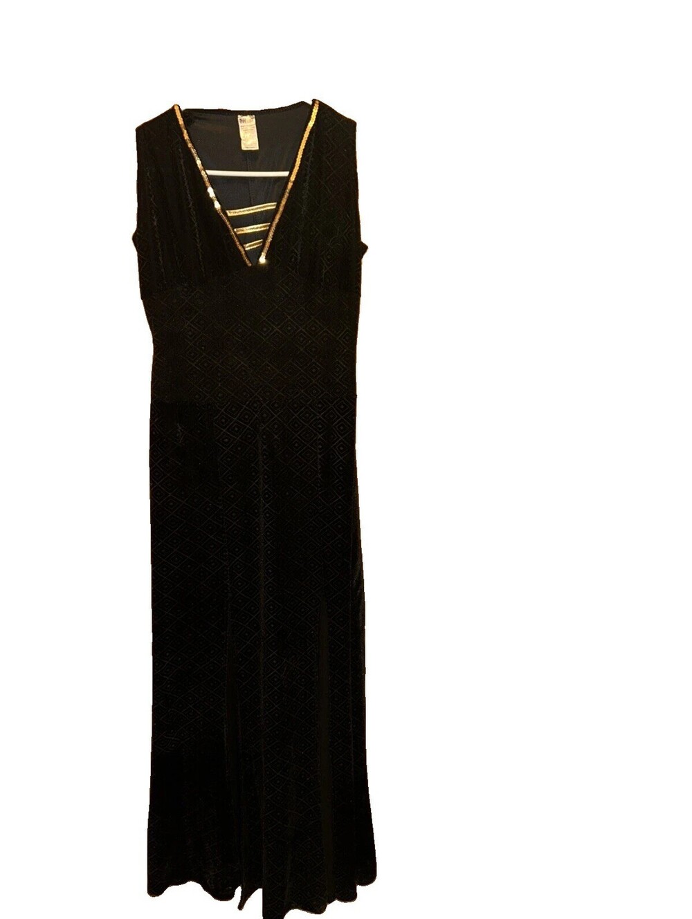 Spirit Sport Halloween Adult M Costume Or Dress Maxi Front 2 Slits Whimsy Goth